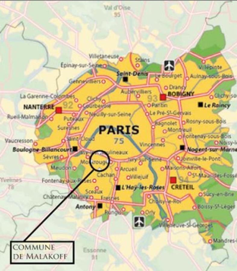 Charment Studio Proche Paris 15 Malakoff Dış mekan fotoğraf